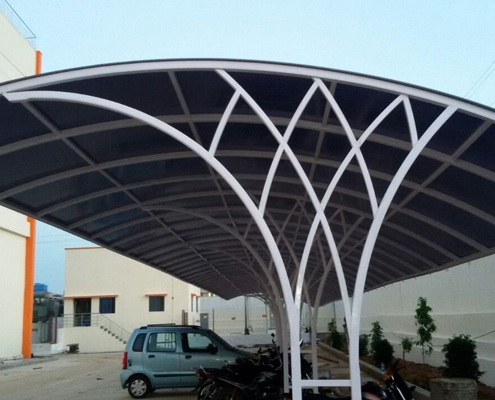 Parking Shed - PV Fabrication